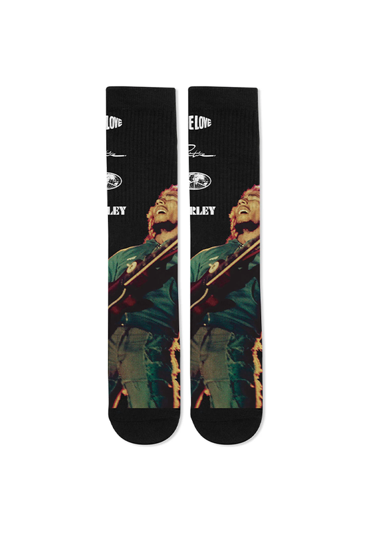 primitive calcetin x bob marley wildone negro